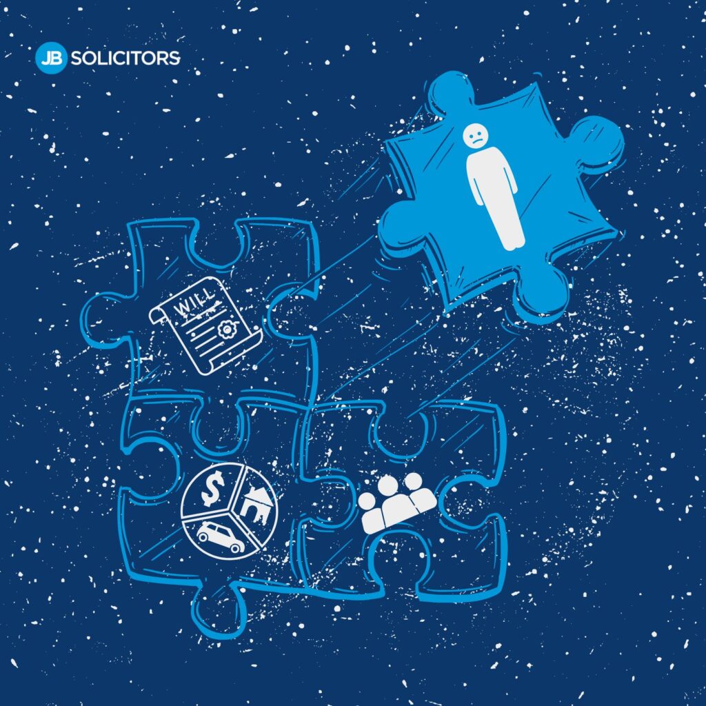 Puzzle pieces representing legal services