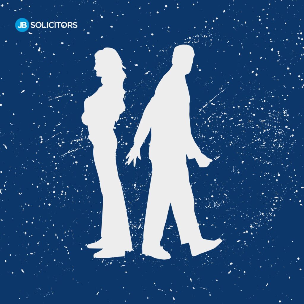 a couple separating