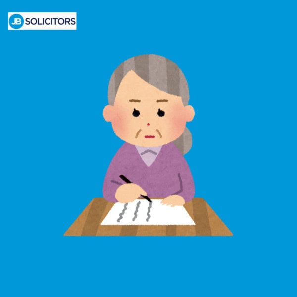 writing a will or testament