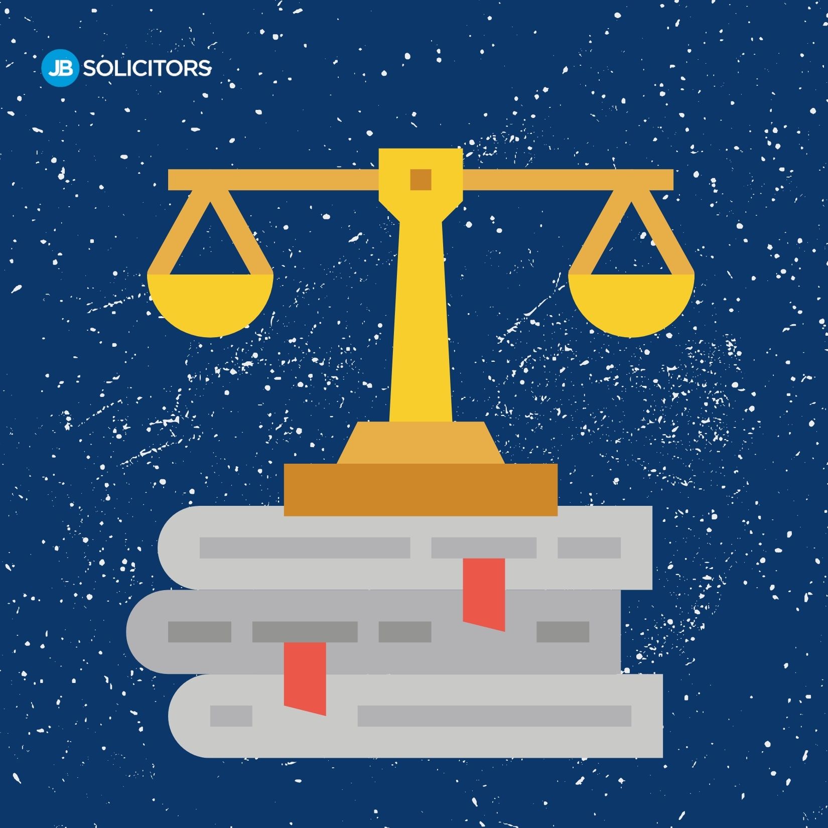 a justice scale placed on top of books