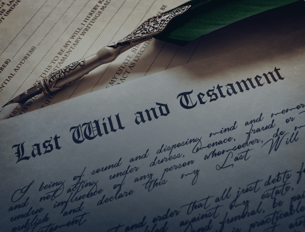 will with testamentary trust