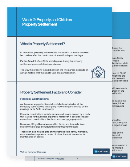 property-settlement
