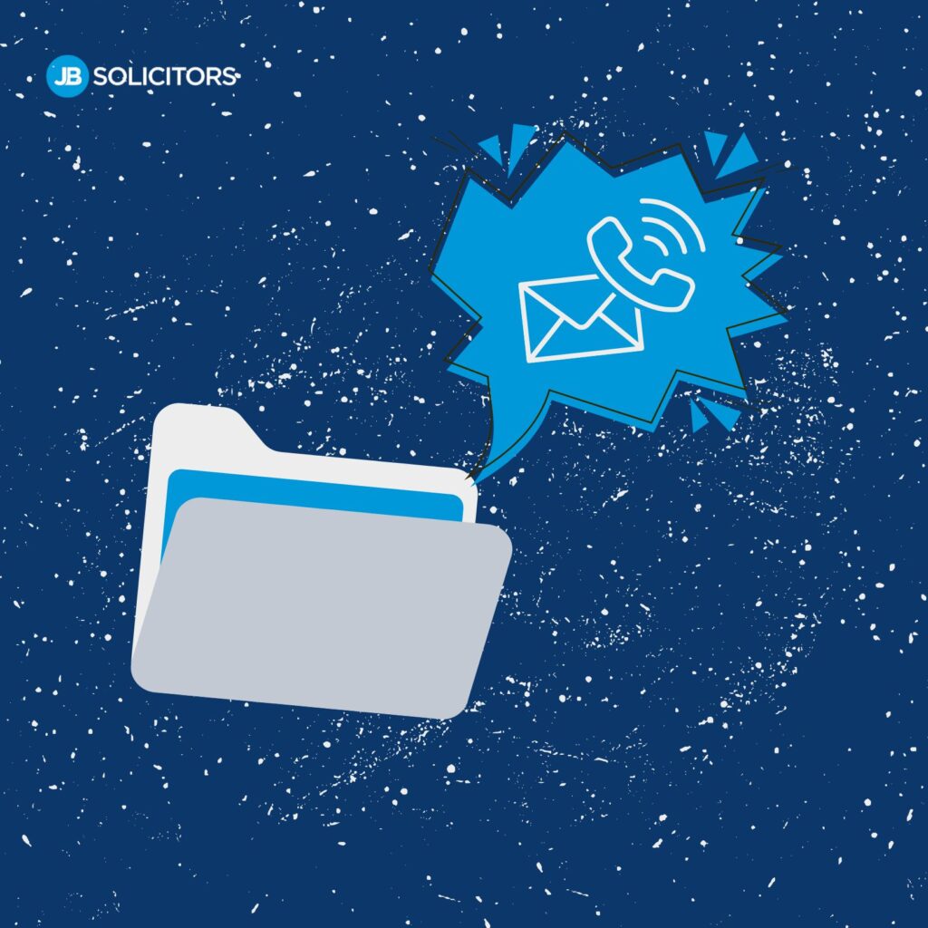 Email communication icon representing legal consultation services at JB Solicitors, Adelaide, South Australia.