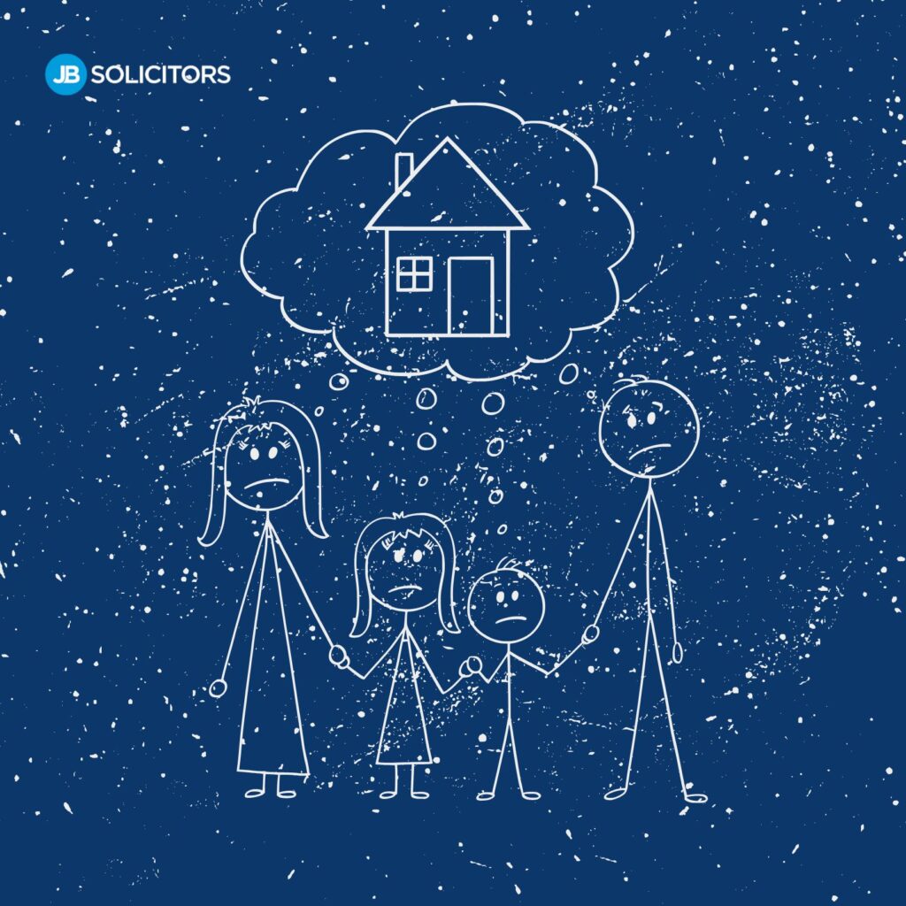 a family thinking of a property