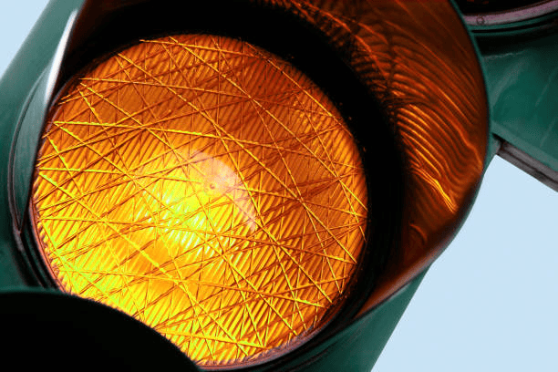 amber light traffic
