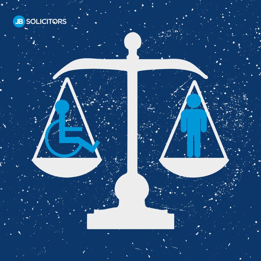 Accessible legal services for disabled individuals and those seeking justice, with expert advice on disability rights and equality advocacy by JB Solicitors.
